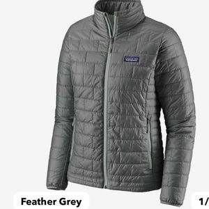 Patagonia Nano Puff Jacket - Like New - Feather Grey - Size Small